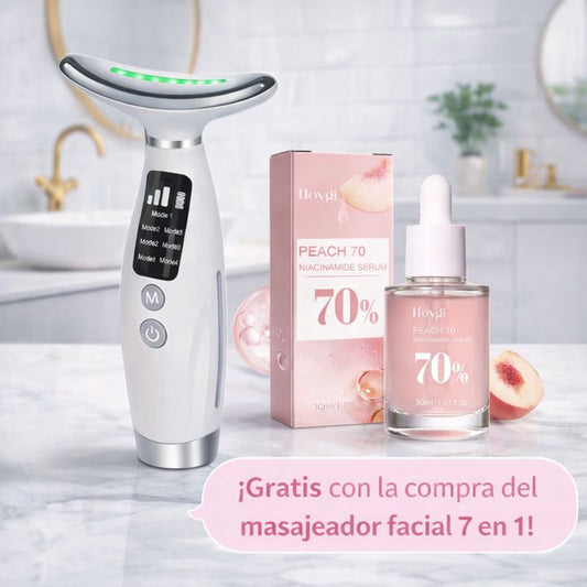 Masajeador Facial 7 en 1 + Sérum Antiedad